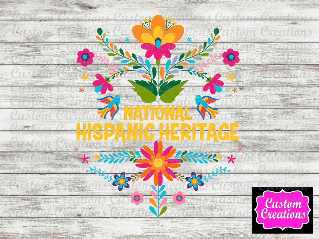 HISPANIC HERITAGE MONTH - Png, Instant Download, Sublimation, Digital ...