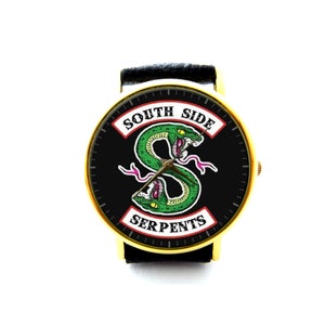 South Side Serpents Leather Watch, South Side Serpents Ladies Watch, Unisex Watch, South Side Serpents Jewellery