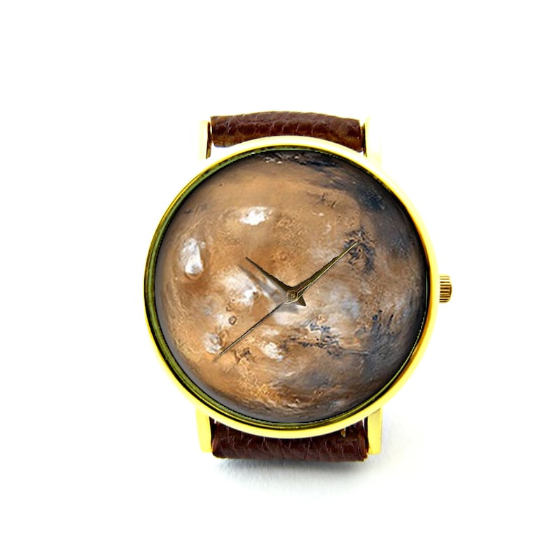 Mars Leather Watch Watch Unisex Watch Ladies Watch Etsy
