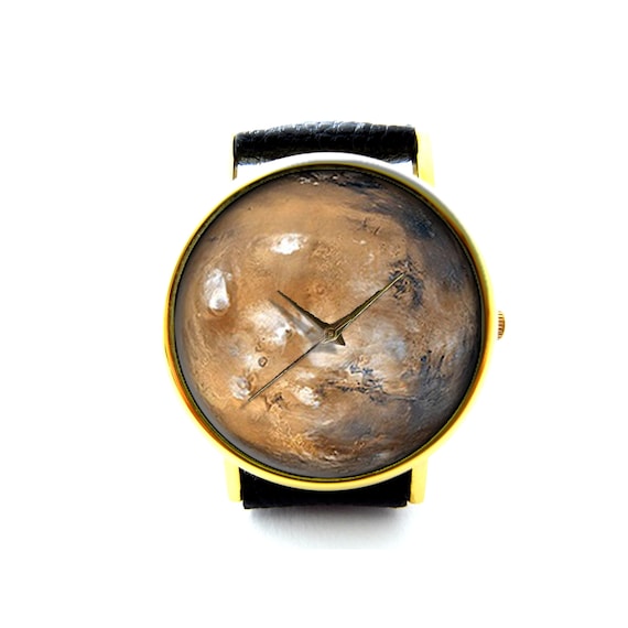 Reloj de cuero de Marte reloj planetario reloj unisex reloj - Etsy