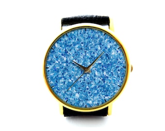 Water Leather Watch, Water Ladies Watch, Unisex Watch, Water Jewellery