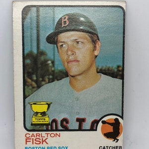 1973 Carlton Fisk Topps All Star Rookie Card #193