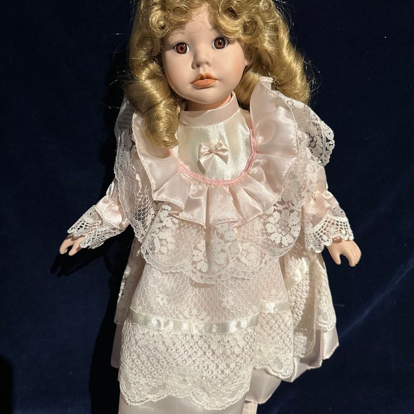 Vintage Fortunoff Collectible Porcelain Doll