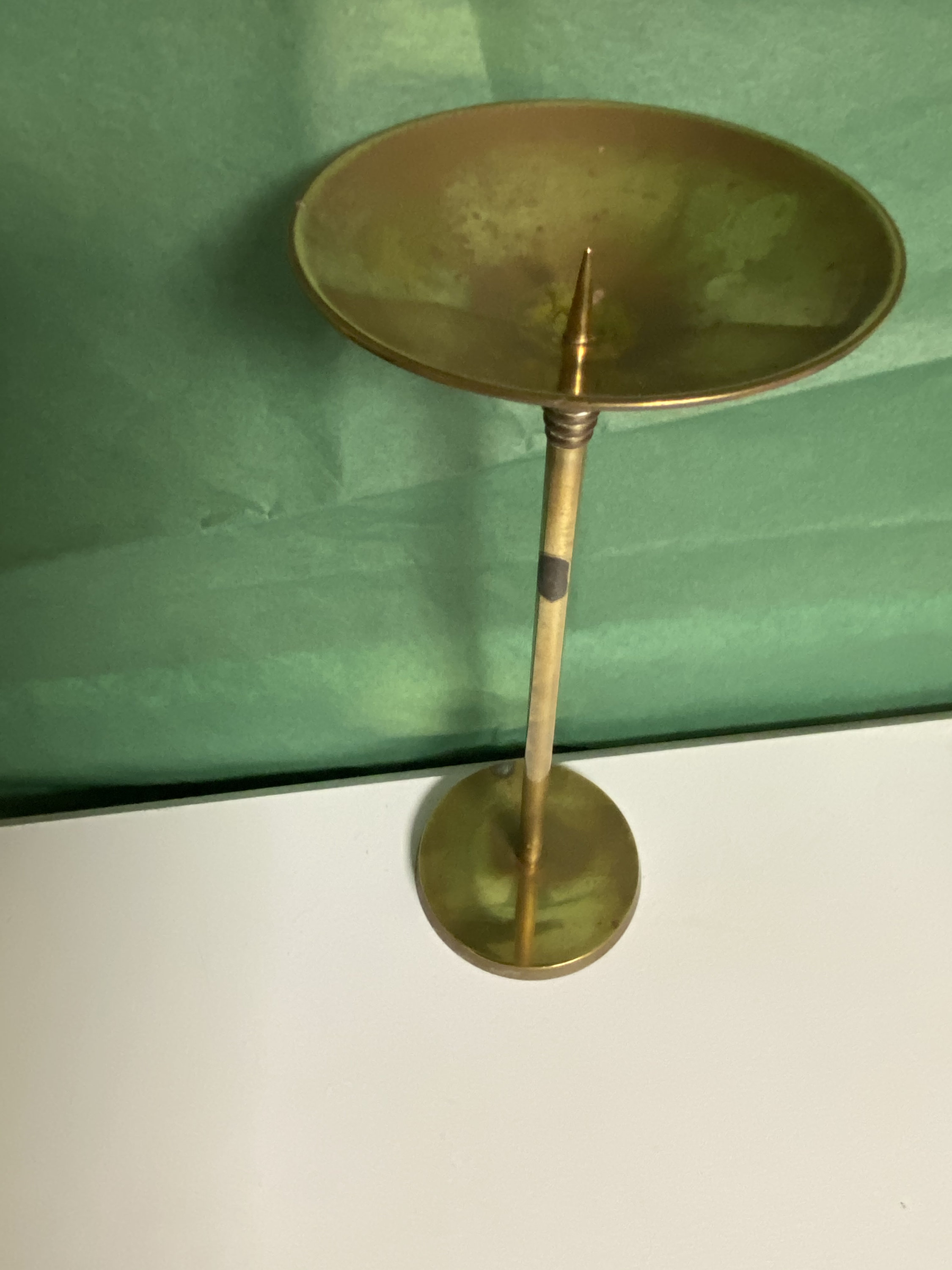 Vintage, Century Distinctive Gifts Brass Candle/pillar Holder Etsy