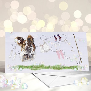 Carte épagneul gallois springer variété de cartes de fête des mères de chien Springer carte de Pâques de chien épagneul cadeau pour les amoureux des chiens cadeaux pour les parents d'animaux de compagnie Little Sud