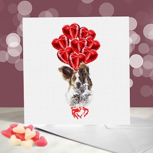 Welsh springerspaniël - verscheidenheid aan verjaardagskaarten voor valentijnskaarten - I Love You-kaart voor hondenliefhebbers - Funny Valentine van de hond