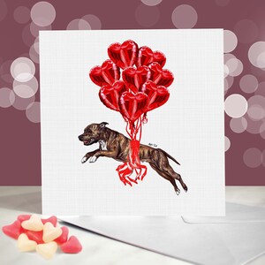 Staffordshire Bull Terrier Card Variety Of Anniversary Cards I Love staffordshire-bull-terrier-card-variety-of-anniversary-cards-i-love