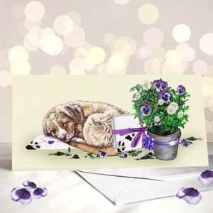 Retriever de peaje de pato de Nueva Escocia - Tarjetas del Día de las Madres del Perro Toller - Tarjeta de Pascua para perros - Regalos para padres de mascotas - Hola primavera - Tarjeta de mamá Gundog
