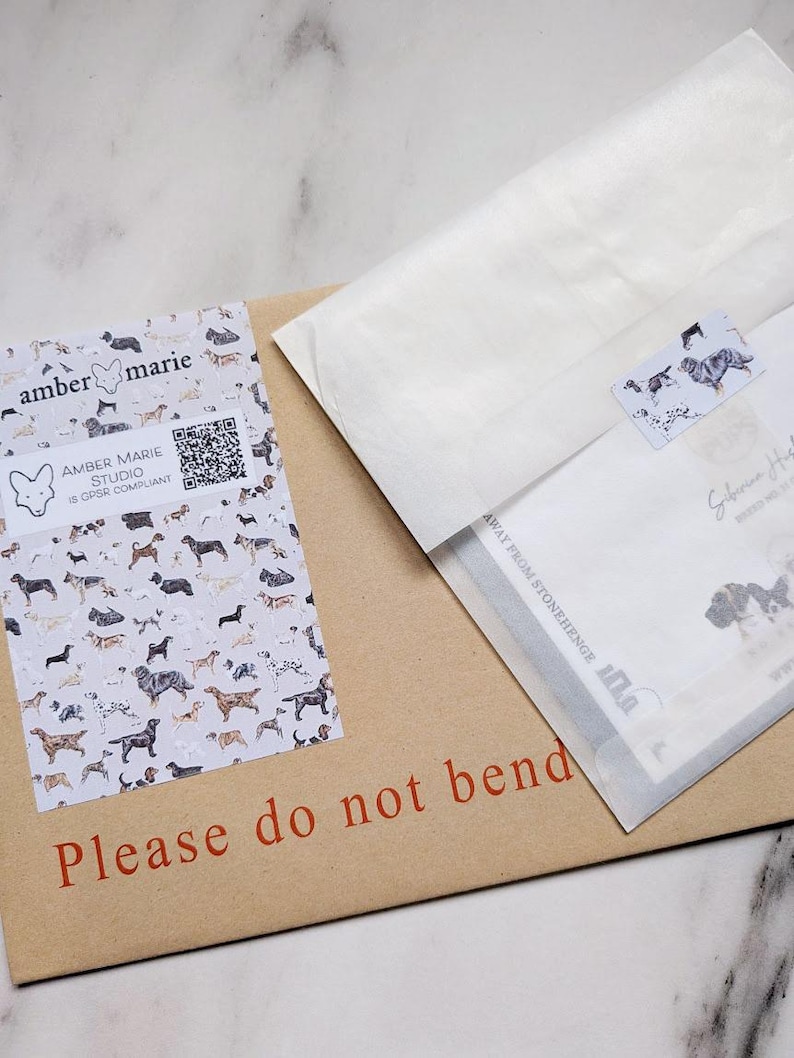 Gordon Setter Birthday Greeting Card / Variety of Party Themed Designs / Blank Inside / Card from the Dog / For Groomers, Vets and Breeders image 7