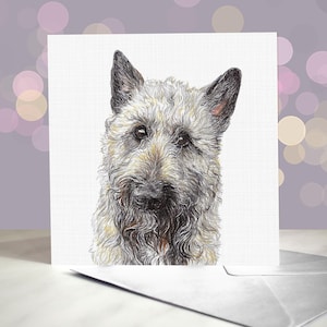 Pastor belga / Laekenois / Tarjeta de felicitación / Interior en blanco / Tarjeta del perro / Para peluqueros, veterinarios y amantes de la raza