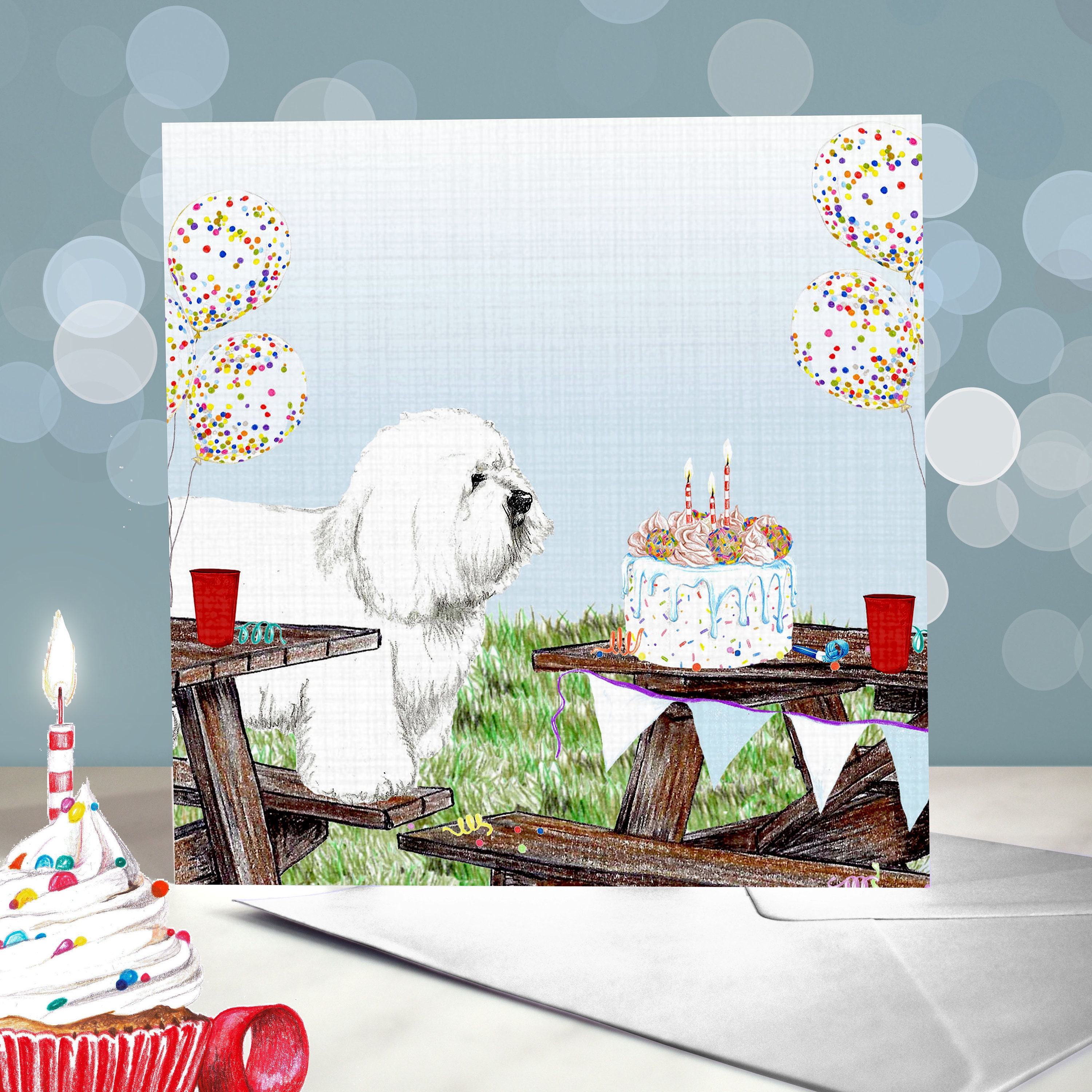 Anniversaire Cartes à Partir De The Dog, Drôle Carte à Partir De Le Chien Chien Carte ,Sister Carte D'Anniversaire Grâce Sister, Nouveauté Cartes Famille Animal Domestic Cartes Amusant PC272