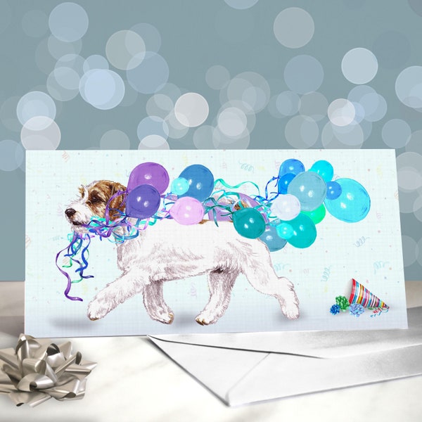 Jack Russell Terrier Greeting Card / Variety of JRT Jack Rusell Birthday Cards / Blank Inside / Card from the Dog