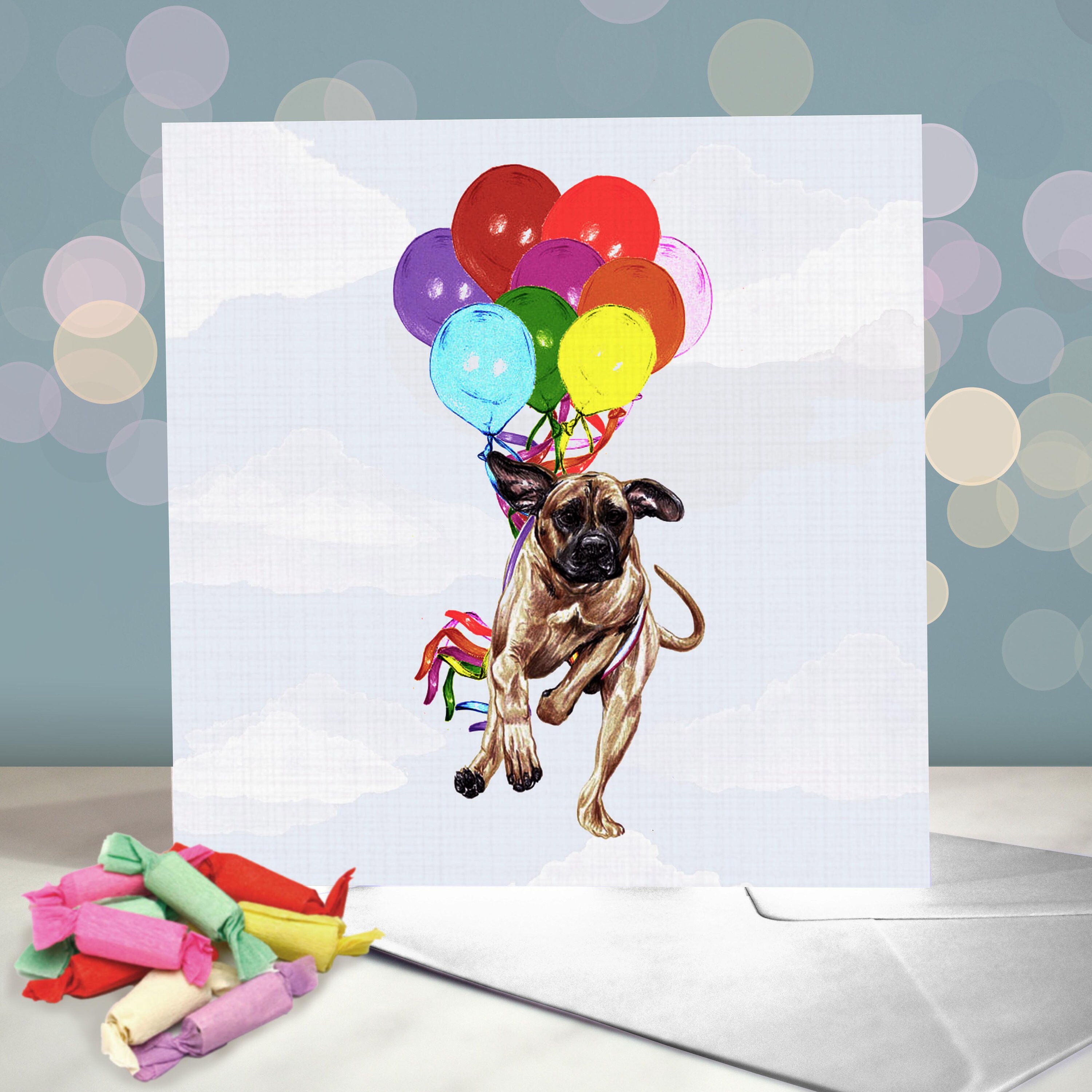 Rhodesian Ridgeback Birthday Greeting Card / Blank Inside / Card From ...