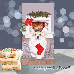 Pembroke Welsh Corgis Christmas Greeting Card / Blank Inside / Card from the Dog