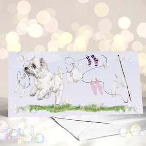 Cairn Terrier Muttertagskarten - Osterkarte für Hunde - Geschenke für Haustier-Eltern - Hundemutter-Karte - Hallo Frühlingskarte - Hundemutter-Karte - Terrier Hund Geschenk