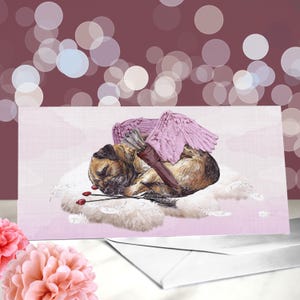 Border Terrier - verschillende verjaardags- en valentijnskaarten - I Love You-kaart voor liefhebbers van terriër - Funny Valentine van de hond
