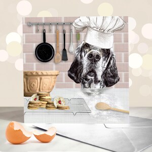 Carte de voeux Setter anglais - Variété de cartes pour la fête des mères - Carte de Pâques avec chien - Cadeaux pour parent d'animal de compagnie - Bonjour printemps - Carte de maman chien Setter