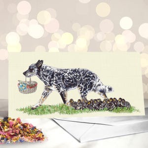 Australian Cattle Dog Karte - Verschiedene ACD Muttertagskarten - Osterkarte für Hunde - Haustier Eltern Geschenke - Geschenk für Schäferhund-Liebhaber - Hundemutter Karte