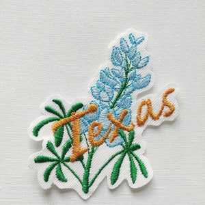 Texas Patch - State Flower Iron-on Patch