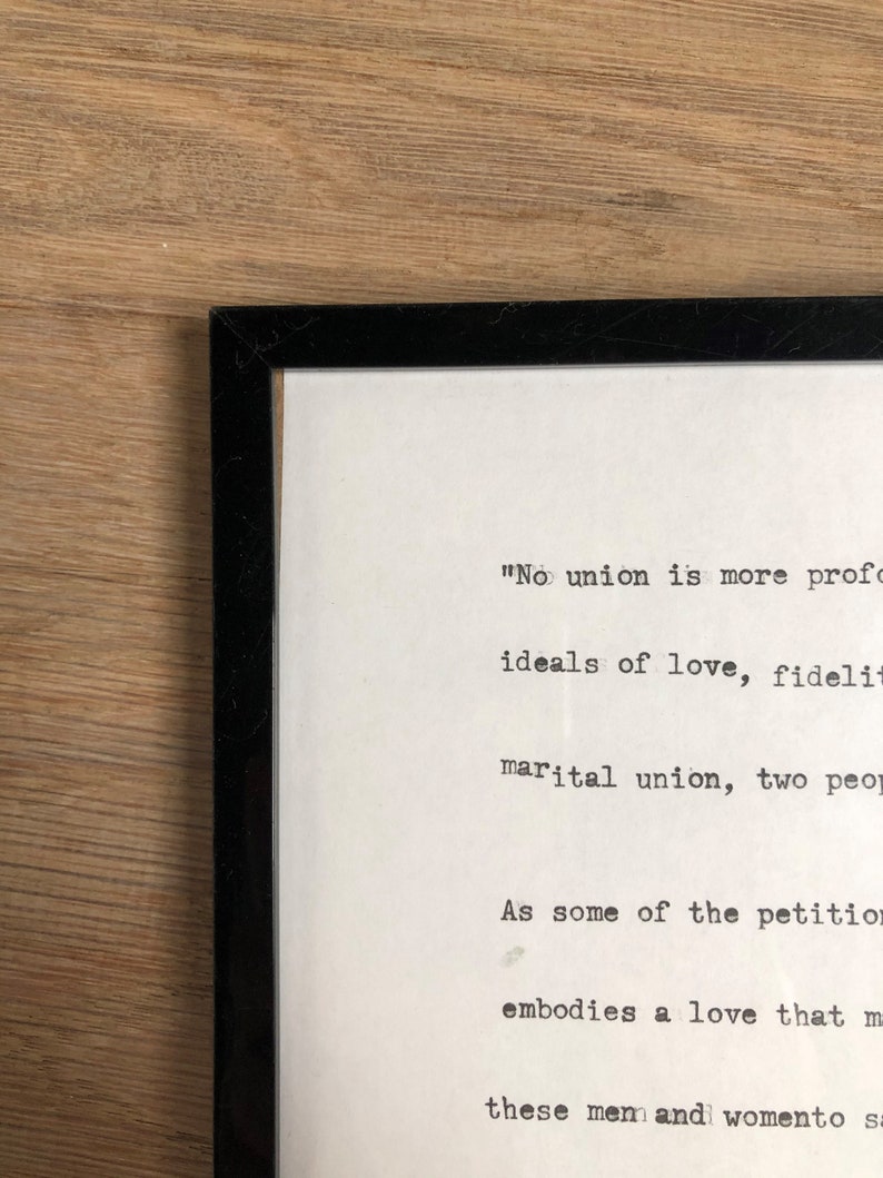 Marriage Equality Obergefell v. Hodges Supreme Court Case | Etsy