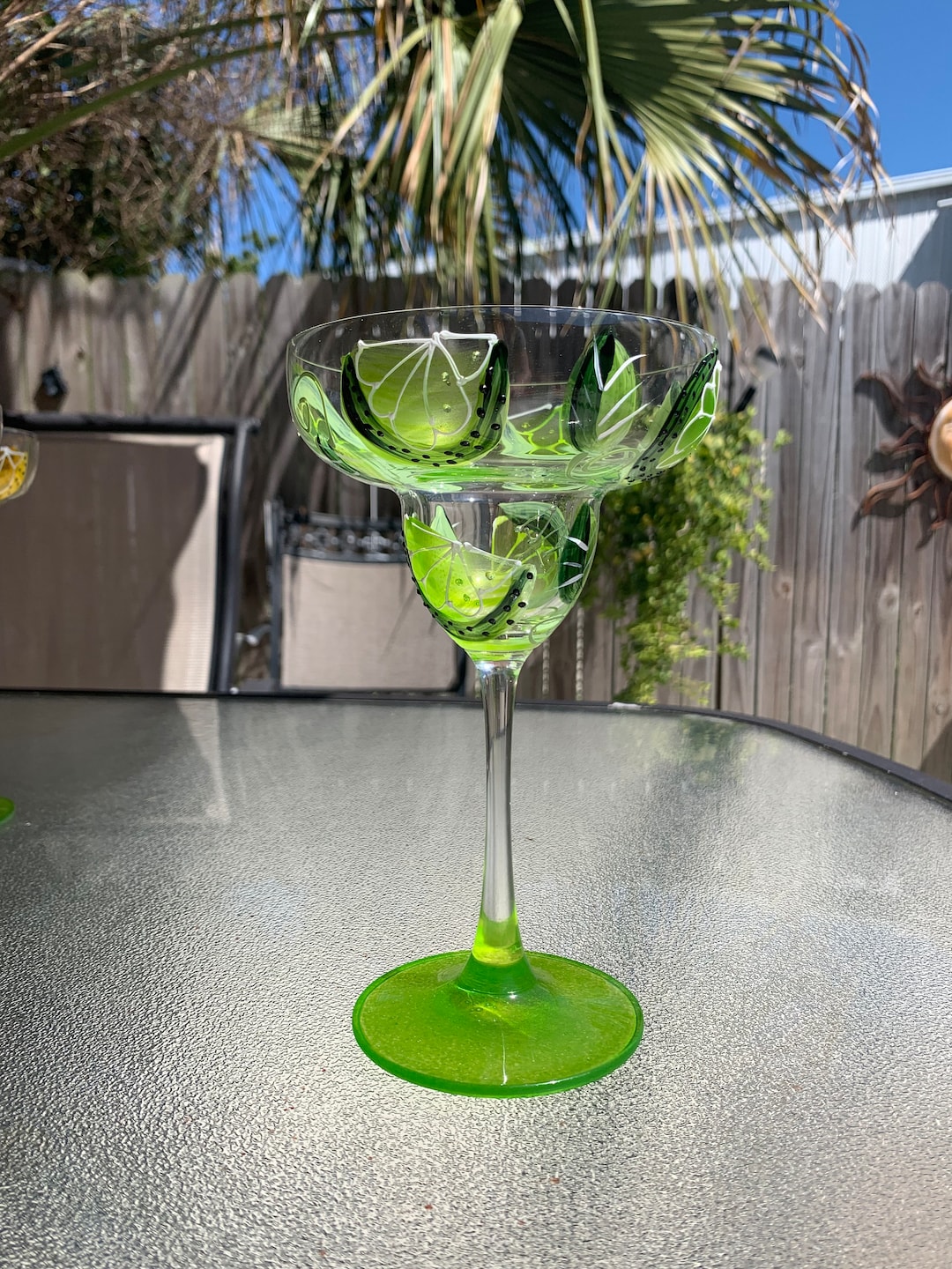 Lime Margarita Glass, Barware
