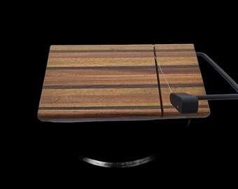 190632 Exotic wood cheese slicer  11"x 6" x 1.25"