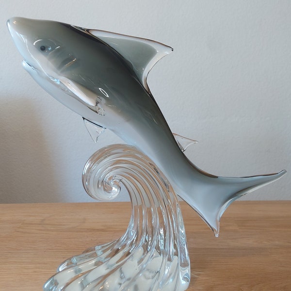 Large Murano Glass Fish Etsy