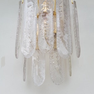 Vintage Mid Century modern Murano glass sconce, wall light