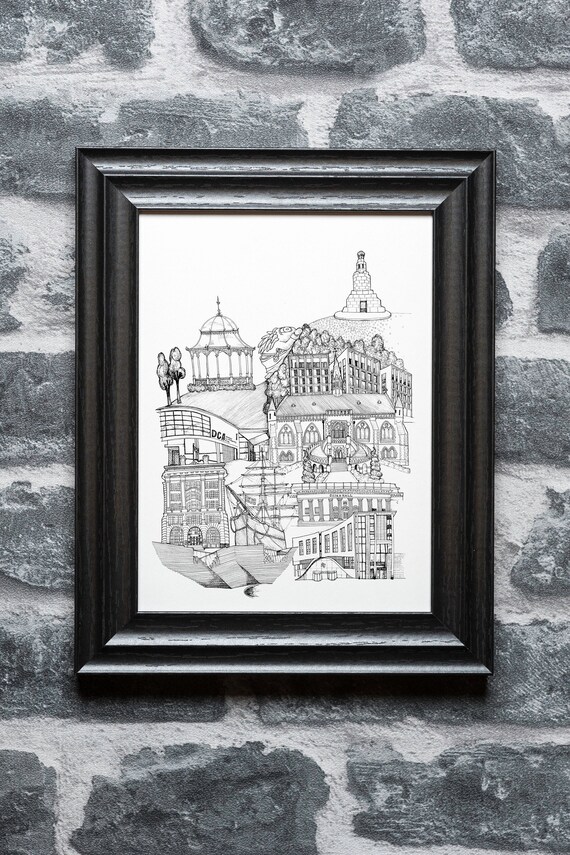 Dundee - A4 Unframed Inkjet Print