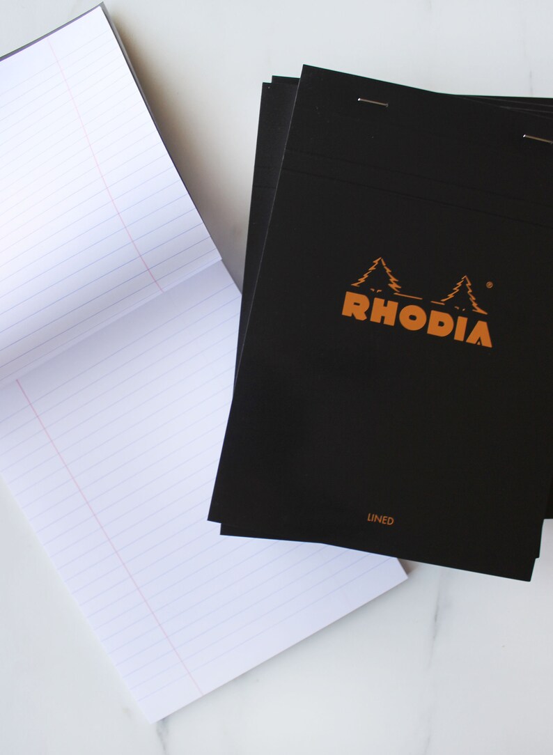 6x8 Rhodia Lined Notepad image 1
