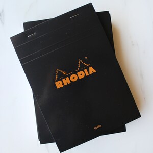 6x8 Rhodia Lined Notepad image 3