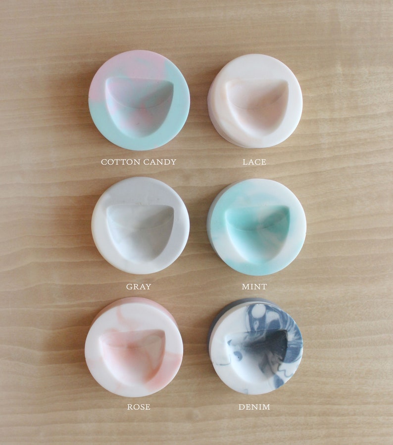 Tilted Calligraphy Ink Holder in Gray Mint Blush and Pastel Etsy