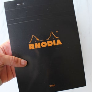 6x8 Rhodia Lined Notepad image 2