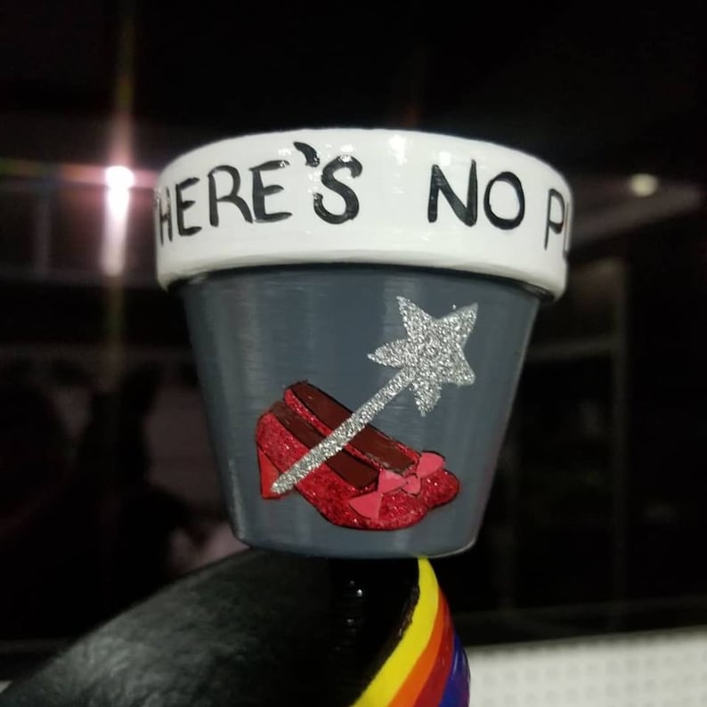 Wizard of Oz Tiltled Flower Pots With Stand Hand Painted Etsy