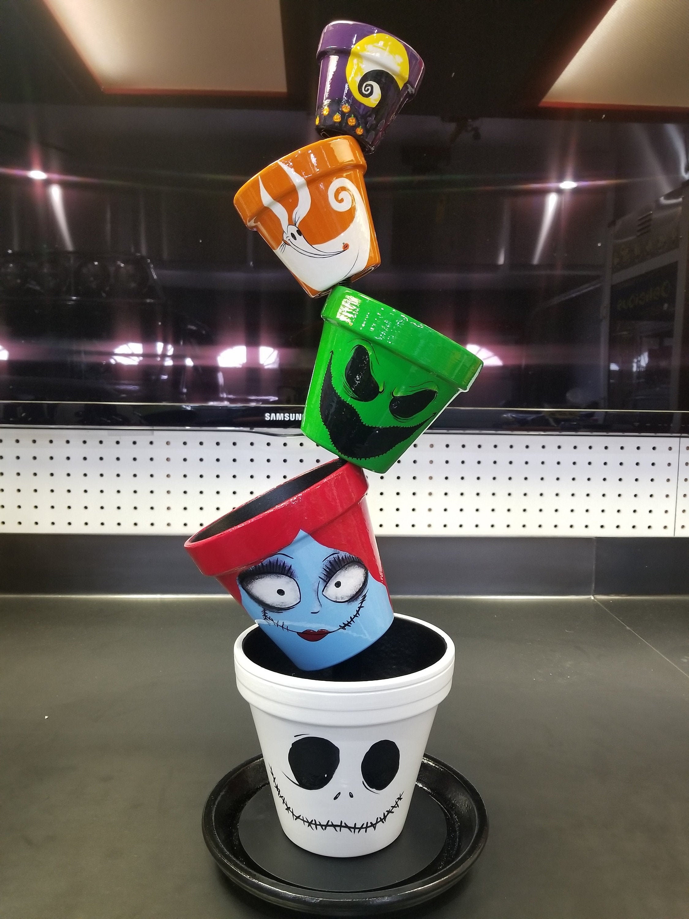 Nightmare Before Christmas with Stand, hand painted