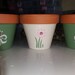 Hand Painted 3 Flower Pot set of 3 - Etsy