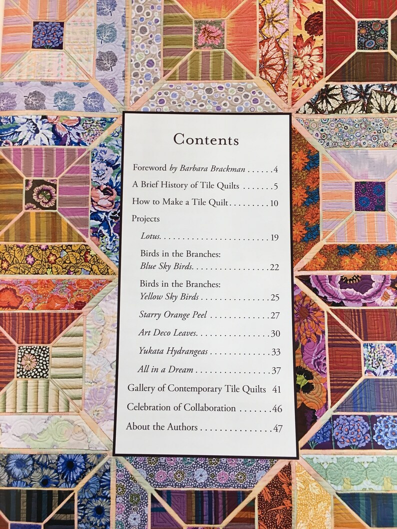 Tile Quilt Revival Book With Templates Jones Finley 50