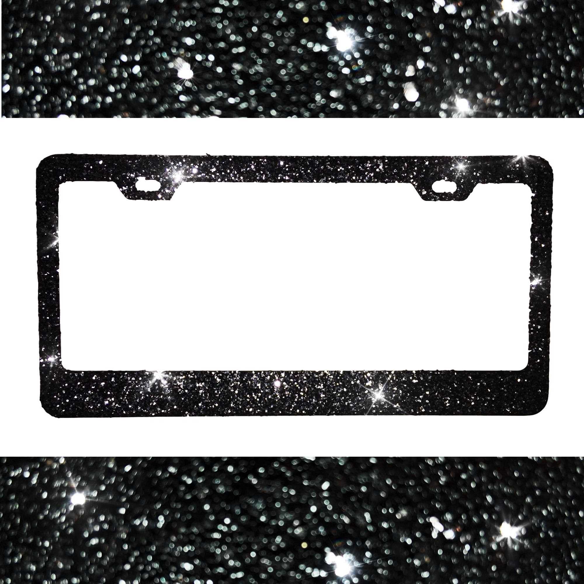 Sparkly license plate frame discount