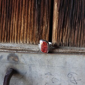 Spiny Oyster Sterling Silver Ring 6