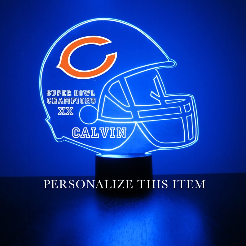 Chicago Bears Night Light