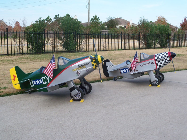 P51 P51 Mustang Pedal Airplane Plane Complete kit Etsy