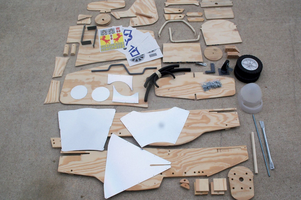 P51 P51 Mustang Pedal Airplane Plane Complete kit Etsy