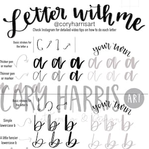 A-G Lettering Guide