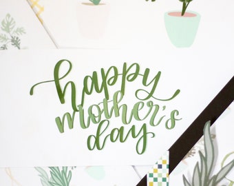 Digital DIY Mother's Day Card