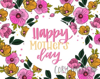 Digital DIY Mother's Day Card