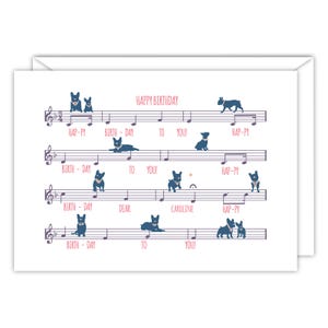 Gepersonaliseerde Franse Bulldog-verjaardagskaart | Verjaardagskaart Frenchie | Cadeau voor liefhebbers van Frenchie | Verjaardag hondenkaart