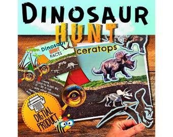Dinosaur Activities | Dinosaur Facts | Paleontology Activities | Preschool Printables | PreK Learning | Homeschool Resources