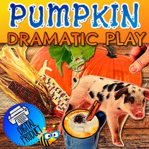 Pumpkin Patch Dramatic Play | Pumpkin Dramatic Play | Fall Decorations | Preschool Pumpkin Theme | Printable Pumpkins | Fall Theme