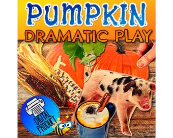 Pumpkin Patch Dramatic Play | Pumpkin Dramatic Play | Fall Decorations | Preschool Pumpkin Theme | Printable Pumpkins | Fall Theme