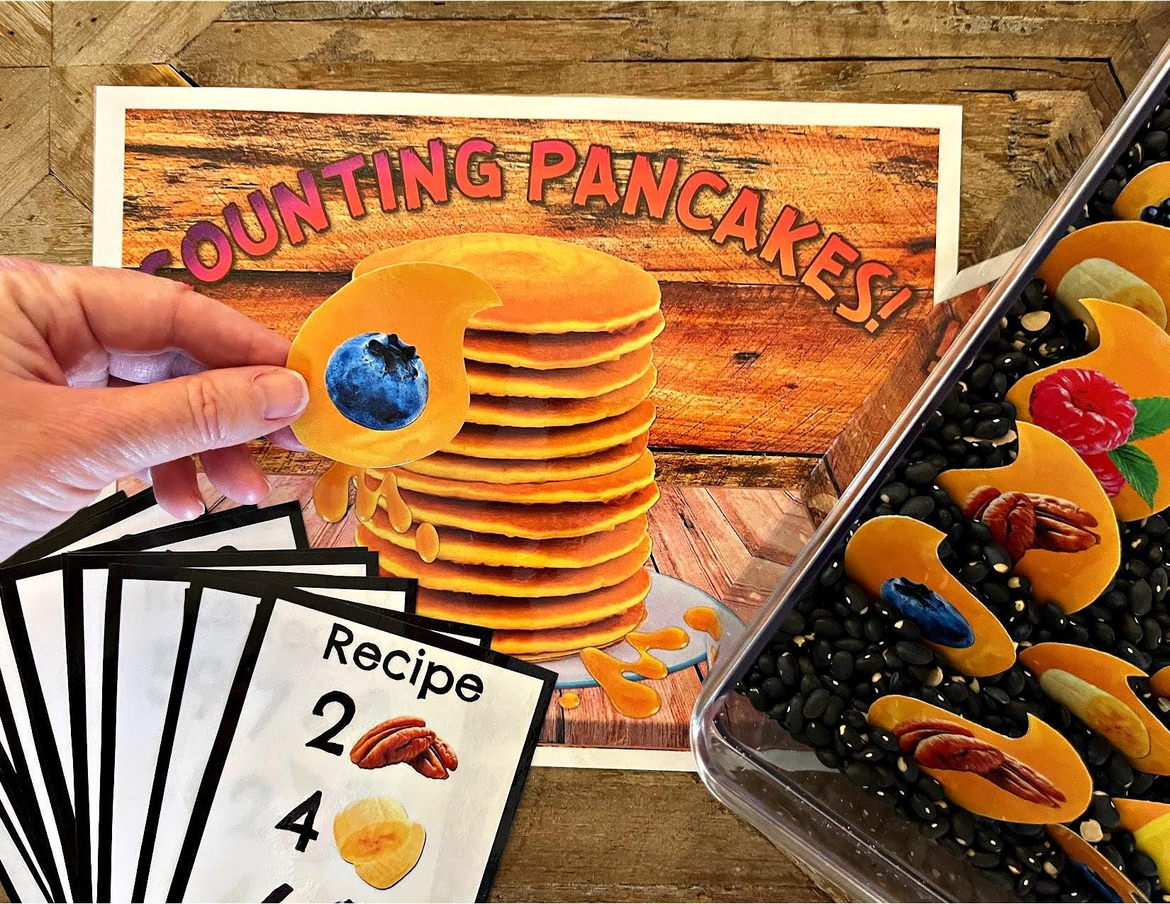 Counting Activity | Pancake Activity | Preschool Counting 1-10 | 1-1 ...